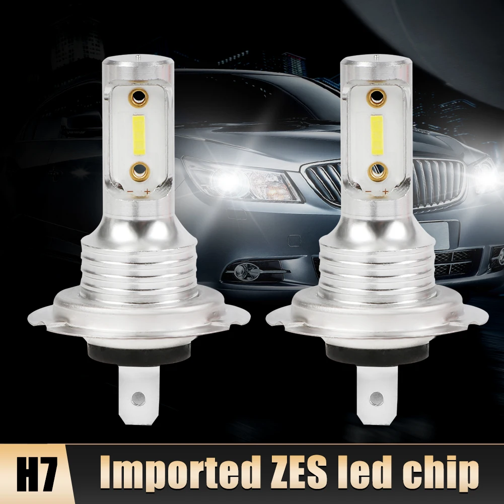 H7 Led Lights for Car 6000K Headlight 55W/Bulb Super Bright COB Lamps for Automobiles Styling Auto Headlamp Fog Light Bulbs
H7 Led Lights for Car 6000K Headlight 55W/Bulb Super Bright COB Lamps for Automobiles Styling Auto Headlamp Fog Light Bulbs