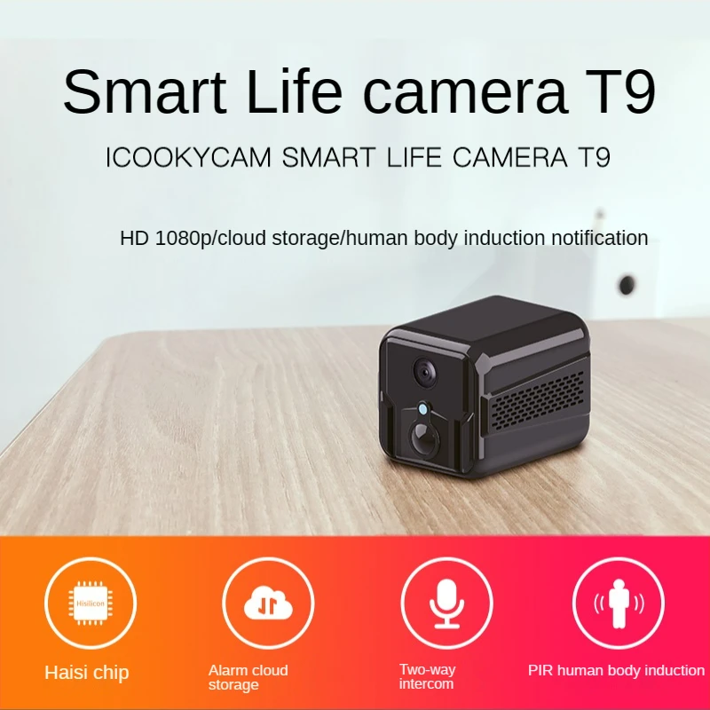 1080P T9 Mini WIFI IP Camera Camcorder 3G 4G SIM Card 2MP Network Camera Surveillance IR Night Vision Loop Recording Camcorder
1080P T9 Mini WIFI IP Camera Camcorder 3G 4G SIM Card 2MP Network Camera Surveillance IR Night Vision Loop Recording Camcorder