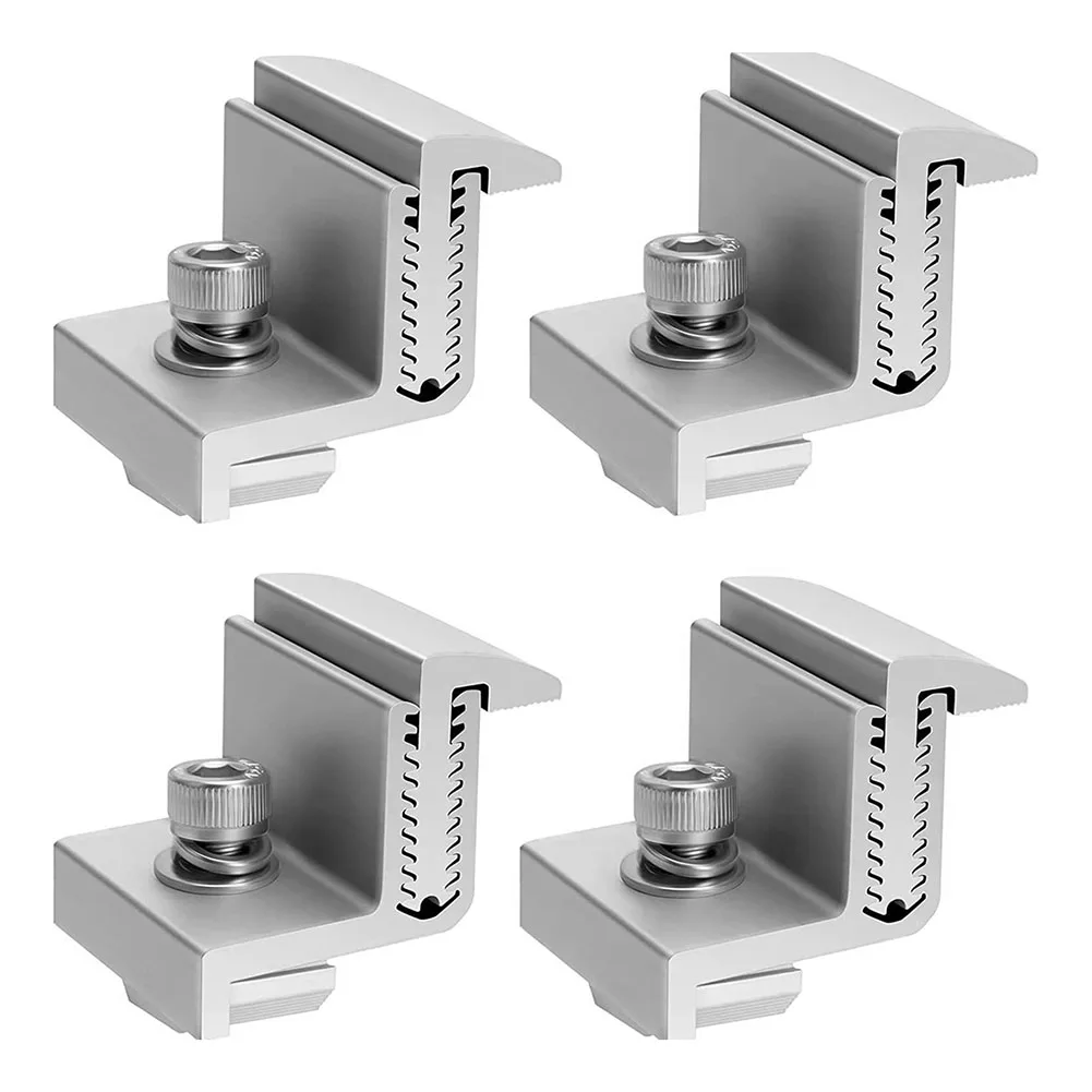 4X Solar Panel Z Brackets Photovoltaic Solar Panel Mounting Racking Accessories Module Mounts Clamp Adjustable To 35-50 Mm
4X Solar Panel Z Brackets Photovoltaic Solar Panel Mounting Racking Accessories Module Mounts Clamp Adjustable To 35-50 Mm