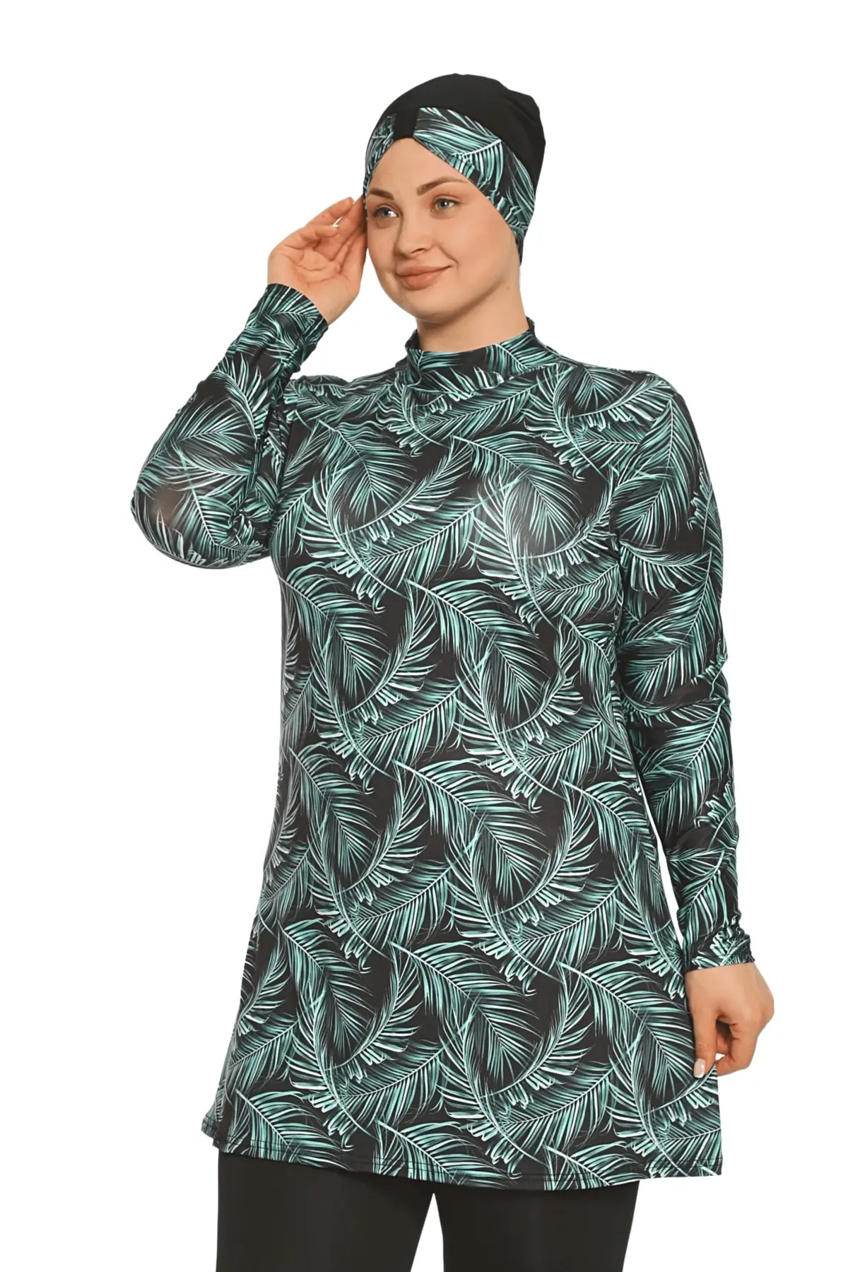Muslim Burkinis Large Size Patterned Lycra Long Sleeve Swimwear Modest Summer Clothing Hijab Sport Swimsuit
Muslim Burkinis Large Size Patterned Lycra Long Sleeve Swimwear Modest Summer Clothing Hijab Sport Swimsuit
