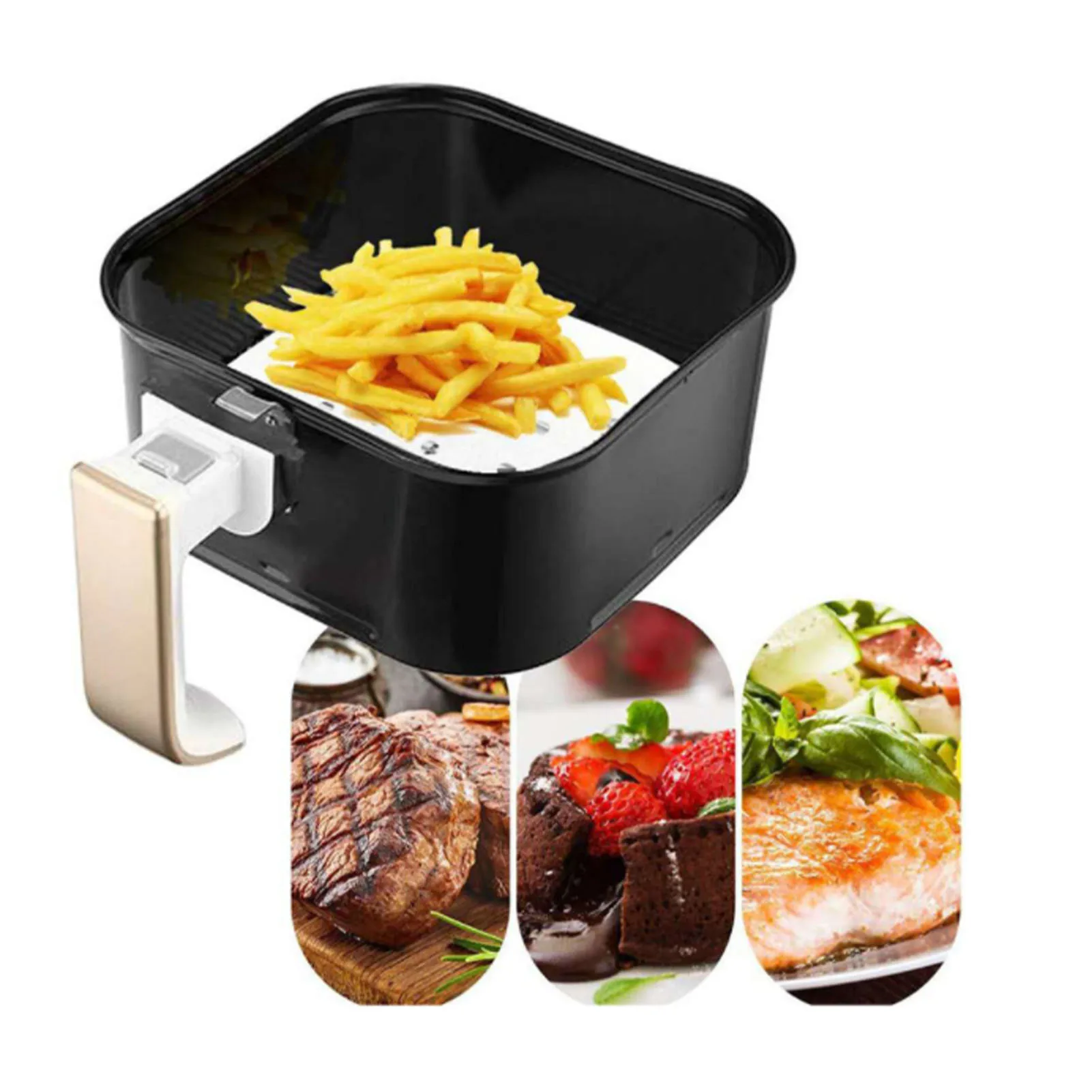 200 Sheets Air Fryer Liners Perforated Parchment Paper Sheets Air Fryer Accessories Square Parchment Paper For Air Fryer Baking
200 Sheets Air Fryer Liners Perforated Parchment Paper Sheets Air Fryer Accessories Square Parchment Paper For Air Fryer Baking