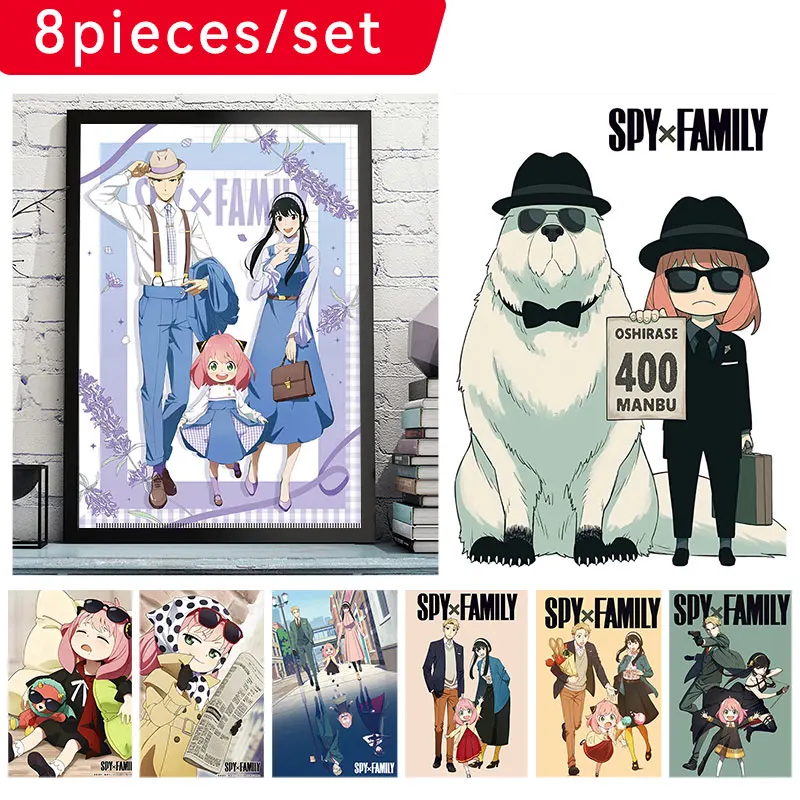 Spy×Family Hot Anime Posters Home Comic Wall Stickers Decor Prints Wall Painting White Poster Photos For Children's Living Room
Spy×Family Hot Anime Posters Home Comic Wall Stickers Decor Prints Wall Painting White Poster Photos For Children's Living Room