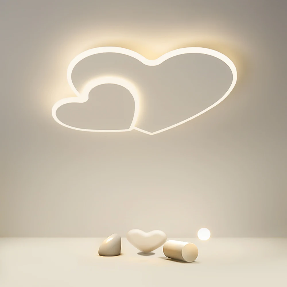Led bedroom love ceiling lamp warm romantic simple modern children's room cartoon personality creative interior decoration lamps
Led bedroom love ceiling lamp warm romantic simple modern children's room cartoon personality creative interior decoration lamps