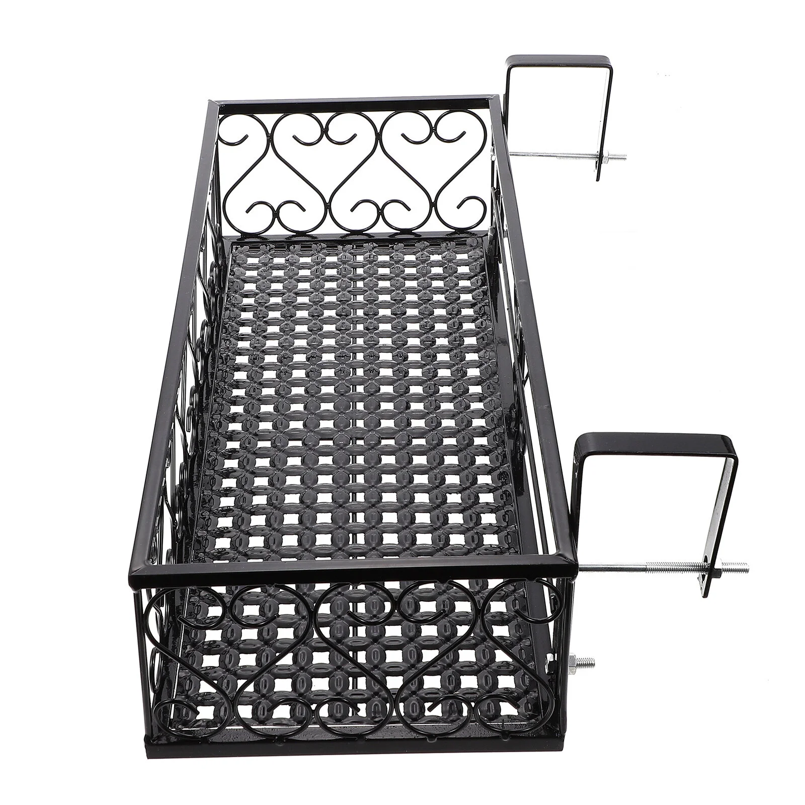 Wall Mounted Clothes Hanger Balcony Flower Stand Basket Flowerpot Rack Container 50X20CM Suspension Hanging Black Iron
Wall Mounted Clothes Hanger Balcony Flower Stand Basket Flowerpot Rack Container 50X20CM Suspension Hanging Black Iron