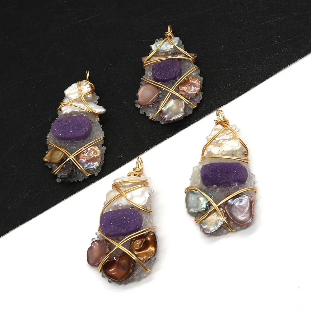 Natural Freshwater Pearl Irregular Cat Claw Winding Pendant 25-60mm Color Charm Jewelry DIY Necklace Earrings Boutique Accessory
Natural Freshwater Pearl Irregular Cat Claw Winding Pendant 25-60mm Color Charm Jewelry DIY Necklace Earrings Boutique Accessory