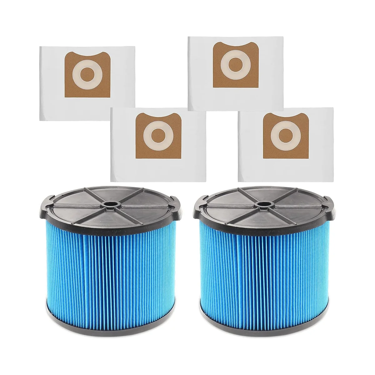 2Pack VF3500 Filter Replacement for Portable 3-4.5 Gallon Vacuums + 4 Pack VF3501 Filter Bags
2Pack VF3500 Filter Replacement for Portable 3-4.5 Gallon Vacuums + 4 Pack VF3501 Filter Bags