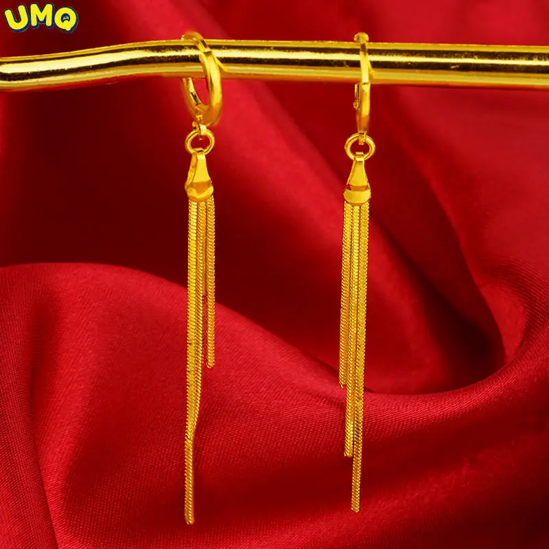 Chow Tai Fook Sing Vietnam Sakin 24k Earrings 999 Gold Female Doudou Earrings Long Earrings Fade Not Full of Stars
Chow Tai Fook Sing Vietnam Sakin 24k Earrings 999 Gold Female Doudou Earrings Long Earrings Fade Not Full of Stars