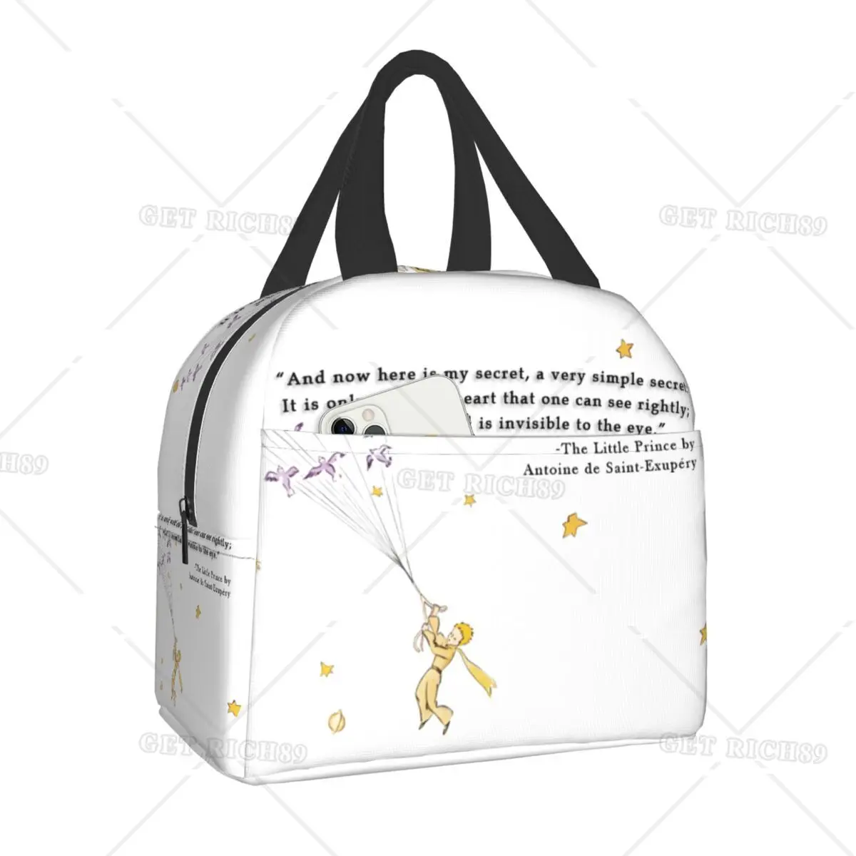 The Little Prince Thermal Insulated Lunch Bag Portable Resuable Lunch Tote for Women Kids School Work Multifunction Food Box
The Little Prince Thermal Insulated Lunch Bag Portable Resuable Lunch Tote for Women Kids School Work Multifunction Food Box