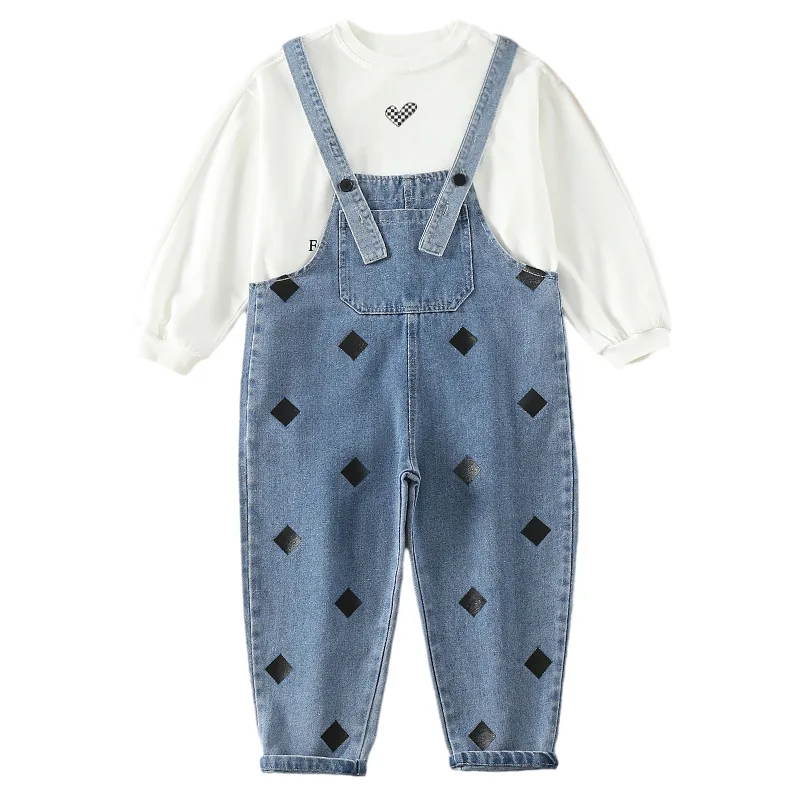 2022New Summer Girls Overall Strapes Jeans Baby Child Denim Pants Kids Fashion RhombicLattice Pattern Dungarees Trousers 3-14T
2022New Summer Girls Overall Strapes Jeans Baby Child Denim Pants Kids Fashion RhombicLattice Pattern Dungarees Trousers 3-14T