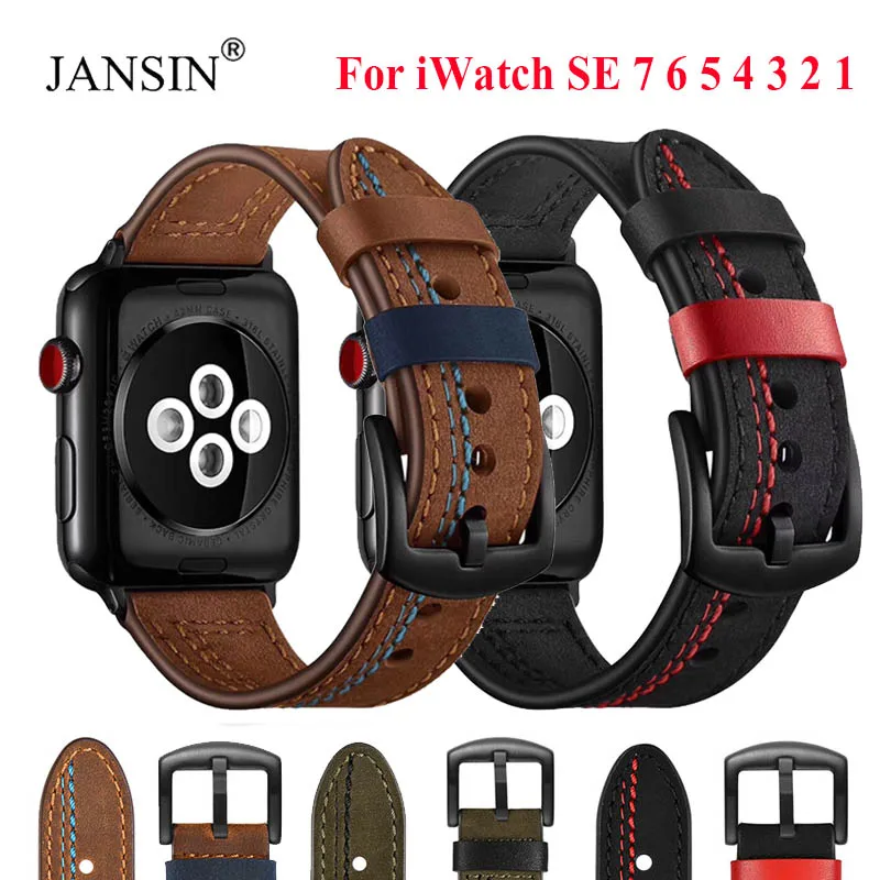 Высококачественный кожаный ремешок для Apple Watch, ремешок для iWatch 7 SE 6 5 4 3 Correa, 44 мм, 42 мм, 38 мм, 40 мм, 45 мм, 41 мм
Высококачественный кожаный ремешок для Apple Watch, ремешок для iWatch 7 SE 6 5 4 3 Correa, 44 мм, 42 мм, 38 мм, 40 мм, 45 мм, 41 мм