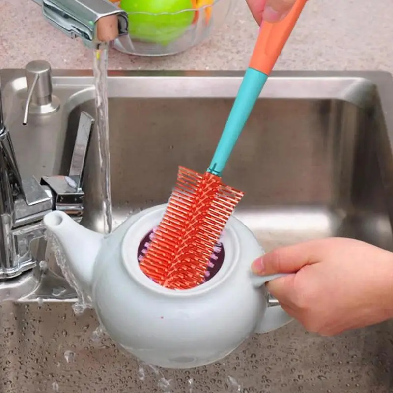 Silicone Bottle Brush Multifunctional Water Bottle Cleaner Brush Set With Straw Brush Hygienic Bottle Cleaner For Narrow Neck
Silicone Bottle Brush Multifunctional Water Bottle Cleaner Brush Set With Straw Brush Hygienic Bottle Cleaner For Narrow Neck