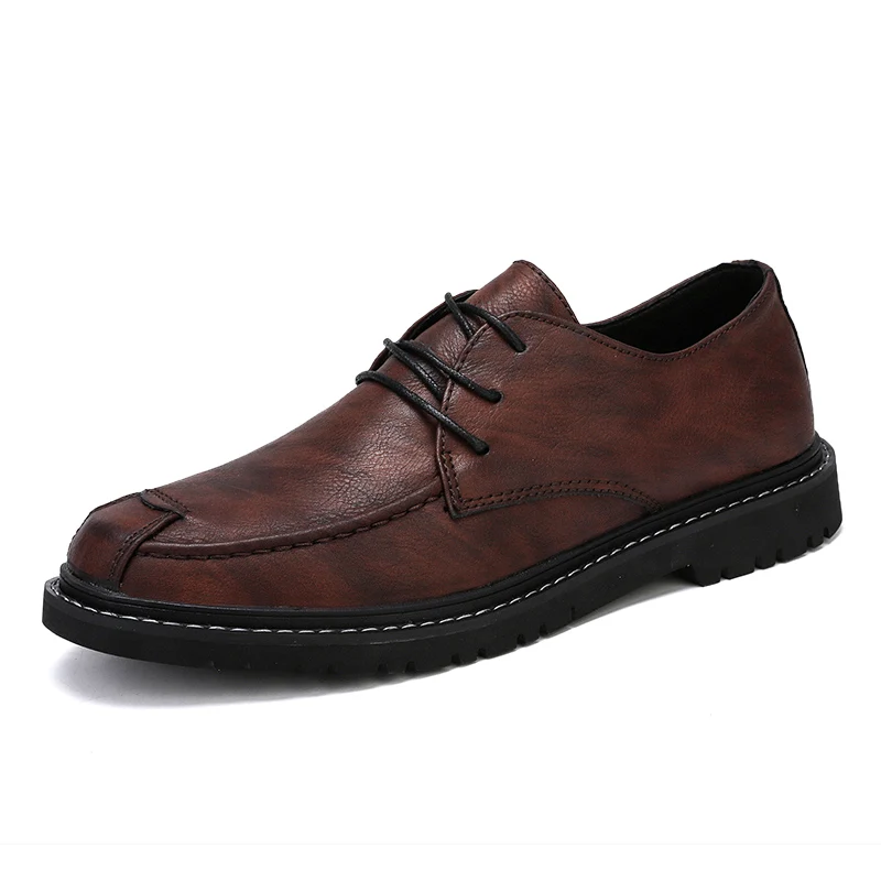 Fashion Genuine Leather Male Shoes Comfortable Lace-Up Boat Casual Shoes For Men Leather Breathable Soft Men's Driving Shoes
Fashion Genuine Leather Male Shoes Comfortable Lace-Up Boat Casual Shoes For Men Leather Breathable Soft Men's Driving Shoes
