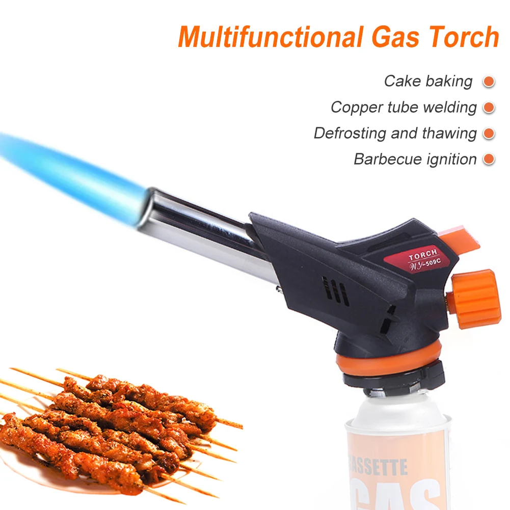 Portable Outdoor Gas Torch Flame Gun Flamethrower Butane Burner For Home BBQ Pinic Camping Hiking Travel Flame Ignition Lighter
Portable Outdoor Gas Torch Flame Gun Flamethrower Butane Burner For Home BBQ Pinic Camping Hiking Travel Flame Ignition Lighter