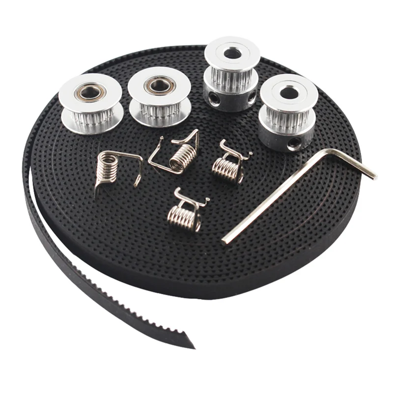 2X GT2 Pulley 20 Teeth Bore 5Mm + GT2 6Mm Timing Belt & 2X Idler 4X Tensioner For 3D Printer Reprap
2X GT2 Pulley 20 Teeth Bore 5Mm + GT2 6Mm Timing Belt & 2X Idler 4X Tensioner For 3D Printer Reprap