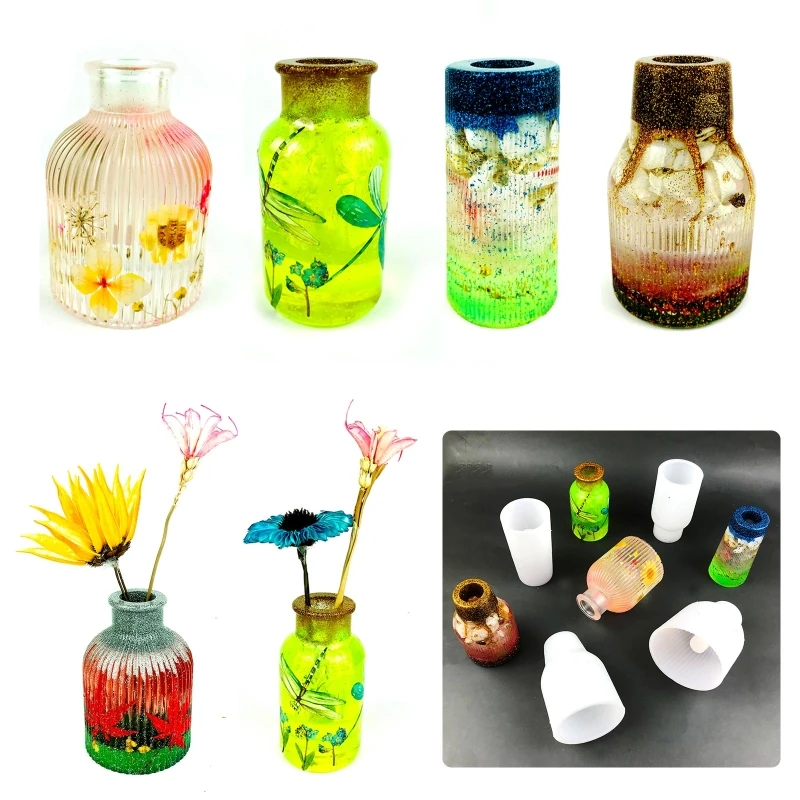 Chic Vase Resin Mold Silicone Epoxy Molds for Casting 8 Different Kinds Mold Personalized Vase Mold for DIY Crafts Home T8DE
Chic Vase Resin Mold Silicone Epoxy Molds for Casting 8 Different Kinds Mold Personalized Vase Mold for DIY Crafts Home T8DE