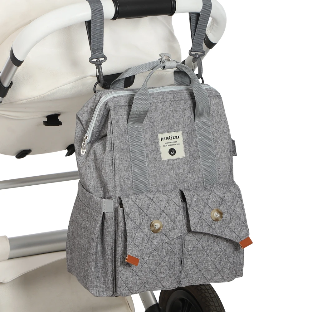 Diaper Bag Backpack Baby Nappy Changing Bags Multifunction Waterproof Travel Back Pack with Changing Pad Stroller Straps
Diaper Bag Backpack Baby Nappy Changing Bags Multifunction Waterproof Travel Back Pack with Changing Pad Stroller Straps