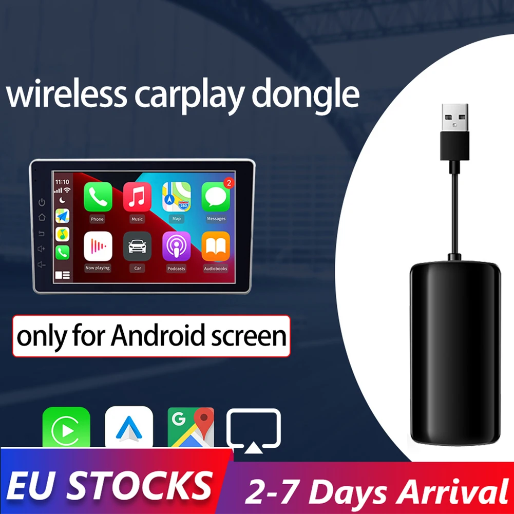 Wireless Dongle Adapter for Carplay Multimedia Player Bluetooth-Compatible Screen Mirroring Adapter for Android Stereo iPhone
Wireless Dongle Adapter for Carplay Multimedia Player Bluetooth-Compatible Screen Mirroring Adapter for Android Stereo iPhone