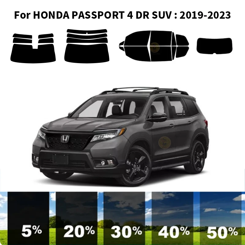 Precut nanoceramics car UV Window Tint Kit Automotive Window Film For HONDA PASSPORT 4 DR SUV 2019-2023
Precut nanoceramics car UV Window Tint Kit Automotive Window Film For HONDA PASSPORT 4 DR SUV 2019-2023