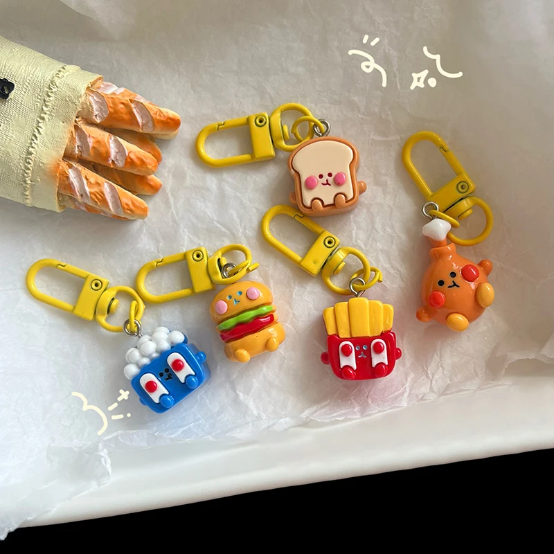 Cute Drumsticks Burger Garlic Pendant Resin Ins Key chain Student Couple Personality Bag Pendant Car Key ring Jewelry
Cute Drumsticks Burger Garlic Pendant Resin Ins Key chain Student Couple Personality Bag Pendant Car Key ring Jewelry