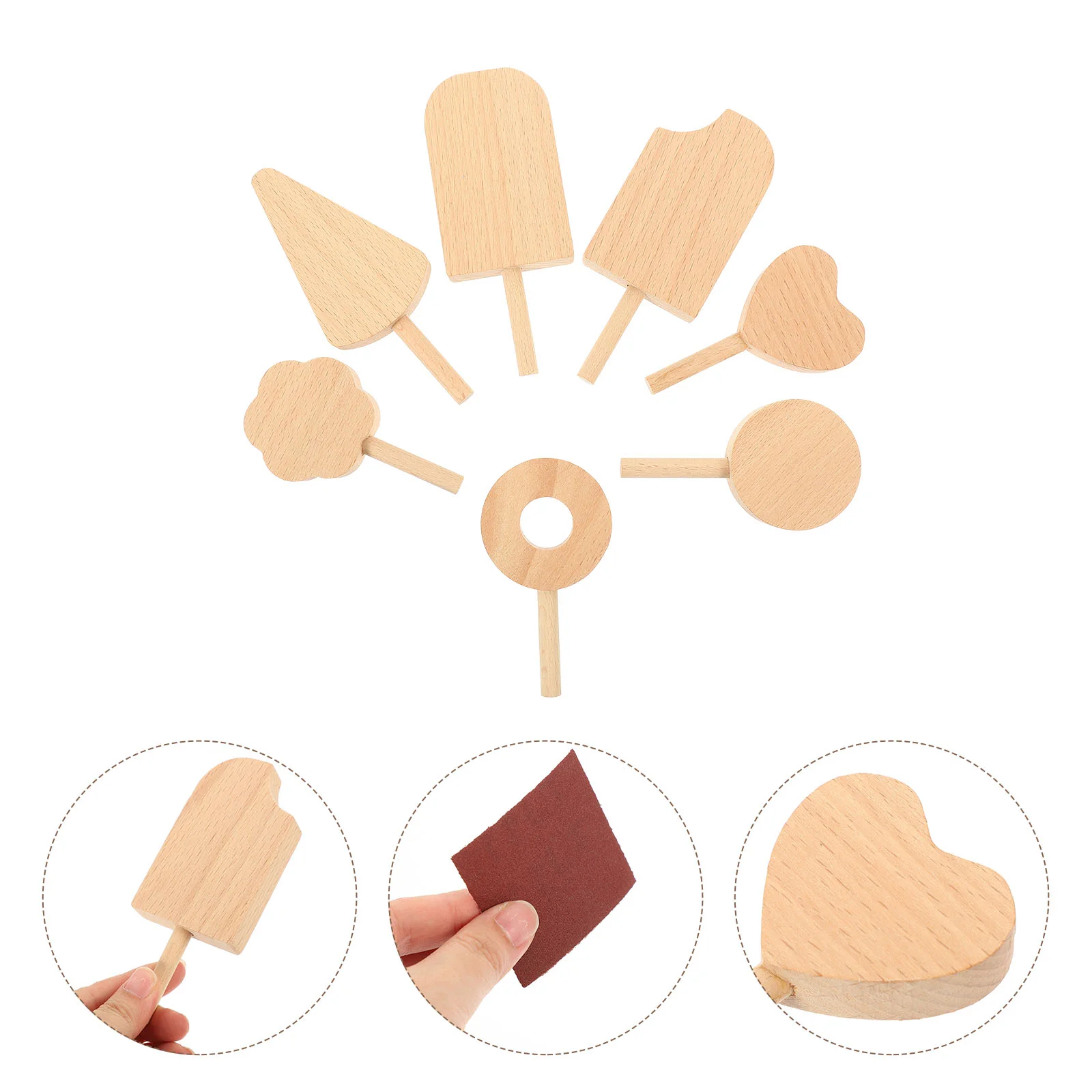 Cutouts Wood Ice Cream Popsicle Unfinished Wooden Toys Unpainted Pieces Blank Block Crafts Shapes Ornaments
Cutouts Wood Ice Cream Popsicle Unfinished Wooden Toys Unpainted Pieces Blank Block Crafts Shapes Ornaments
