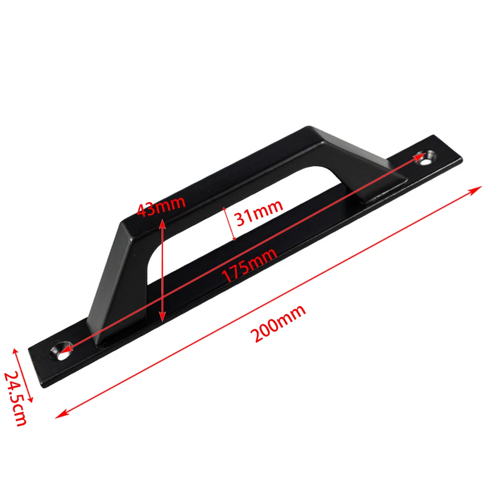 Quickly Installed Door Handle 2 Pcs Aluminum Alloy Anti-fingerprint Functions Black Matte Surface Easy To Install
Quickly Installed Door Handle 2 Pcs Aluminum Alloy Anti-fingerprint Functions Black Matte Surface Easy To Install