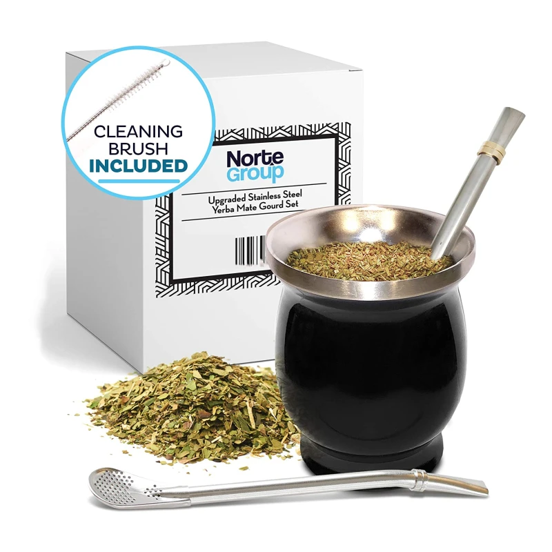 230ML Stainless Steel Yerba Mate Gourd Bombillas Set Heat Insulation Anti Scalding Mate Tea Cup Easy To Clean Water Cups Teaware
230ML Stainless Steel Yerba Mate Gourd Bombillas Set Heat Insulation Anti Scalding Mate Tea Cup Easy To Clean Water Cups Teaware