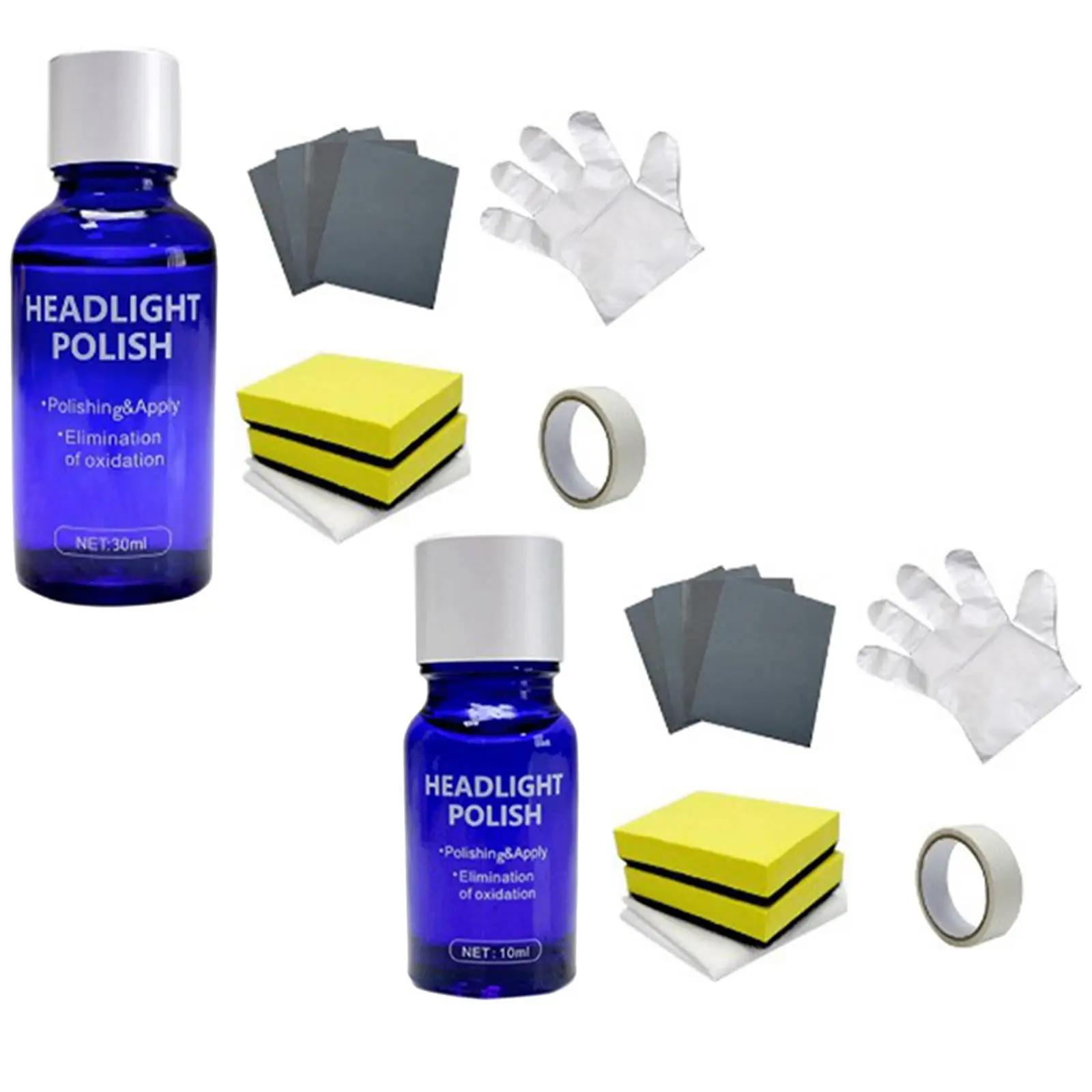 Headlight Restoration Kit Lens Restorer Light Polish Liquid for Slight Scratches Aging Oxidation with Sandpapers Cleaning Tool
Headlight Restoration Kit Lens Restorer Light Polish Liquid for Slight Scratches Aging Oxidation with Sandpapers Cleaning Tool