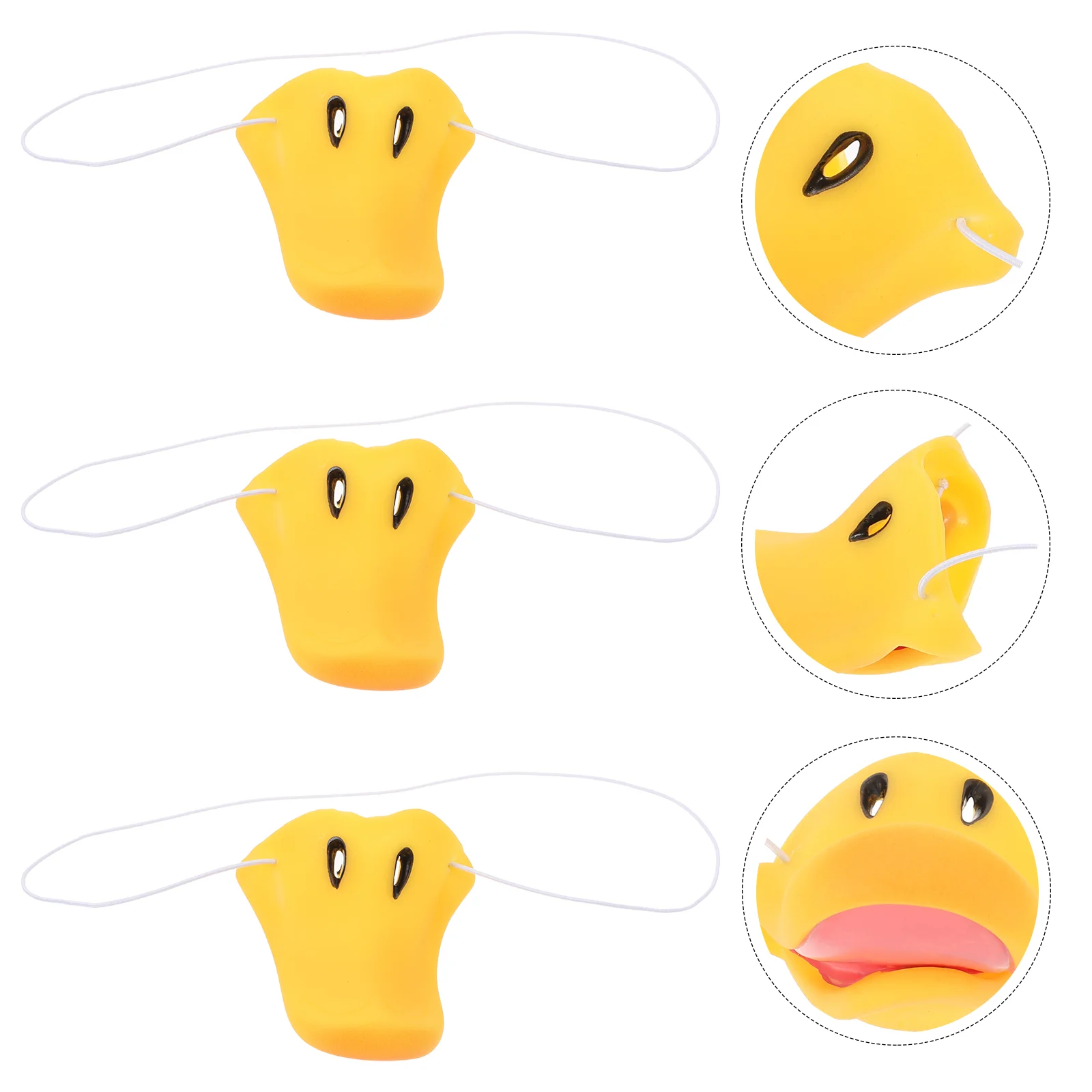 3 Pcs Animal Head Duck Nose Makeup Accessories Chicken Costume Vinyl Replaceable Circus Noses
3 Pcs Animal Head Duck Nose Makeup Accessories Chicken Costume Vinyl Replaceable Circus Noses
