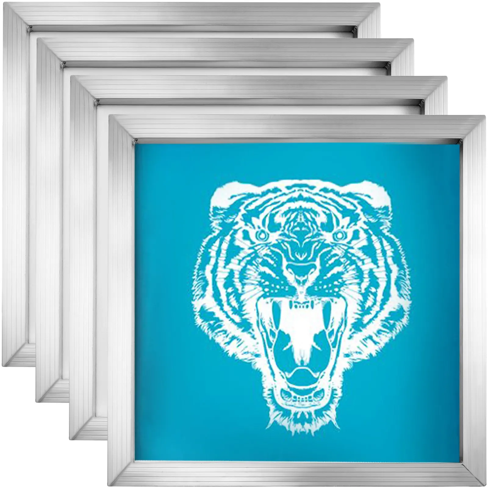 VEVOR Silk Screen Frame 4 Pieces Aluminum 20x20 Inch Pre-Stretched Silk Screen Printing Frame with White 110 Count Mesh
VEVOR Silk Screen Frame 4 Pieces Aluminum 20x20 Inch Pre-Stretched Silk Screen Printing Frame with White 110 Count Mesh