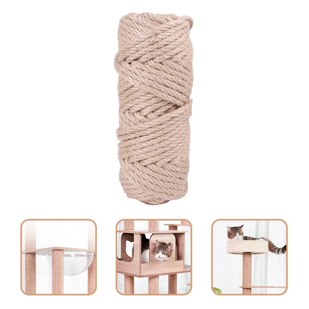 Gift Twine String Kitten Toys Sisal Rope Cat Scratcher Crafts Thick Replacement Natural Jute Cute Scratching Post
Gift Twine String Kitten Toys Sisal Rope Cat Scratcher Crafts Thick Replacement Natural Jute Cute Scratching Post