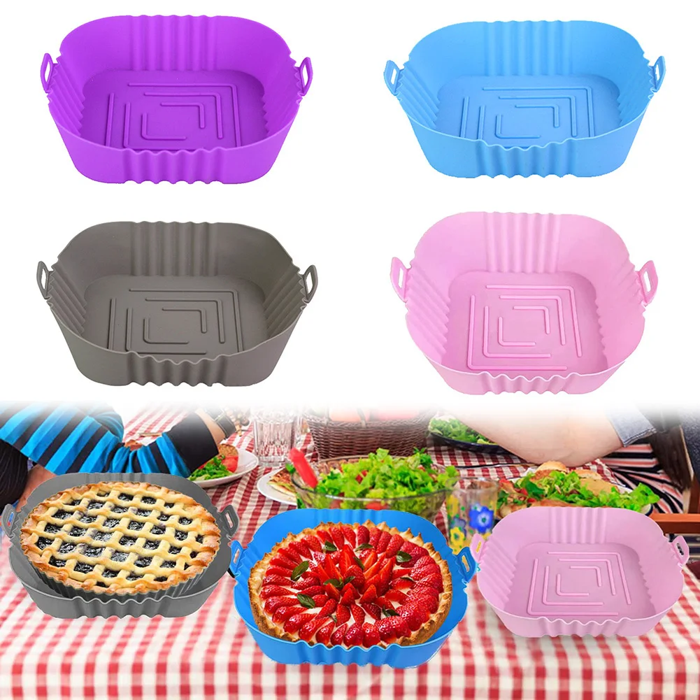 Air Fryer Silicone Baking Tray Reusable Basket Mat Non-Stick Round Paper Baking Microwave Pads Baking Mat Oven Air Fryer Liner
Air Fryer Silicone Baking Tray Reusable Basket Mat Non-Stick Round Paper Baking Microwave Pads Baking Mat Oven Air Fryer Liner