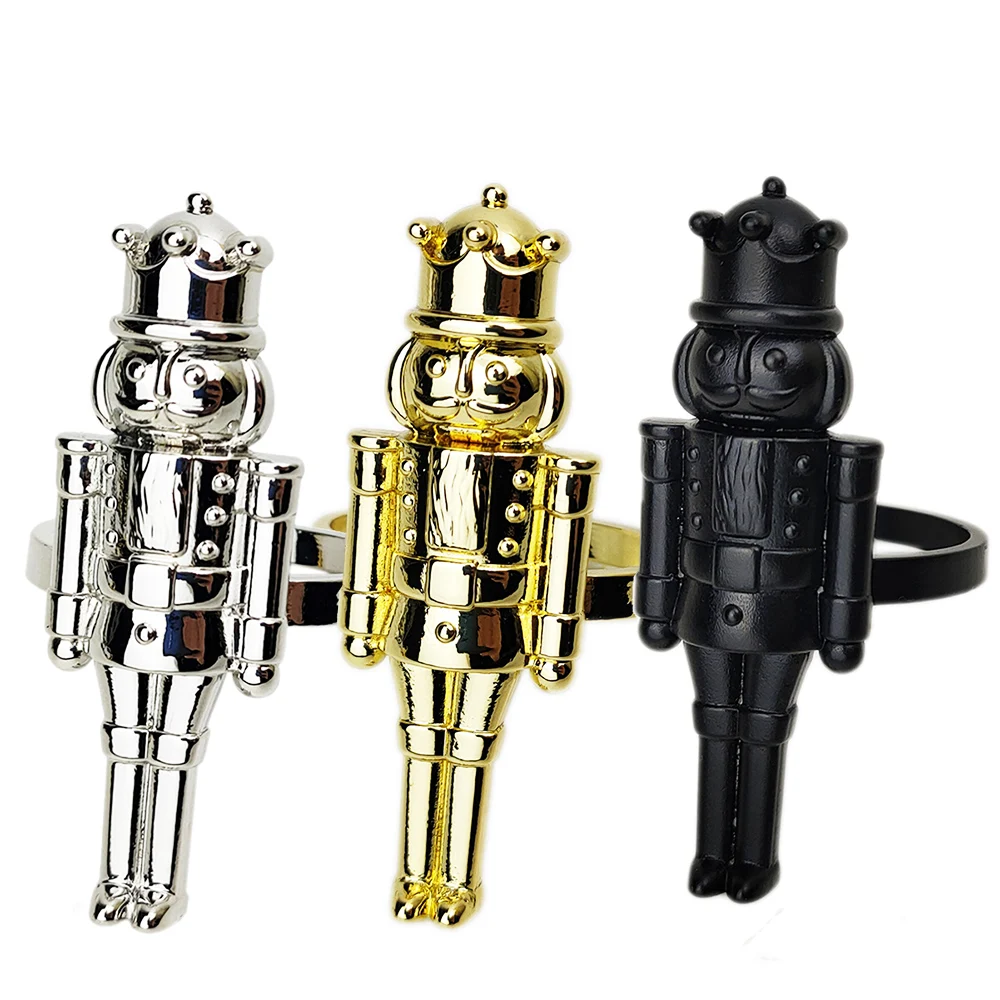 Nutcracker Napkin Rings Christmas Decoration 6 Pcs Gold Soldier Table Serviette Holder Rings For Home Gathering 2023 Solid Metal
Nutcracker Napkin Rings Christmas Decoration 6 Pcs Gold Soldier Table Serviette Holder Rings For Home Gathering 2023 Solid Metal