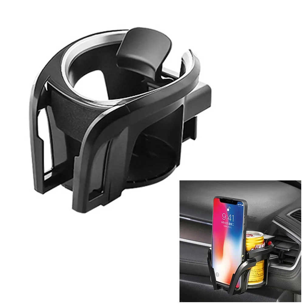 Car Cup Holder ABS Black Drink Coffee Bottle Holder Can Mounts Beverage Phone Stand Universal Accessories
Car Cup Holder ABS Black Drink Coffee Bottle Holder Can Mounts Beverage Phone Stand Universal Accessories