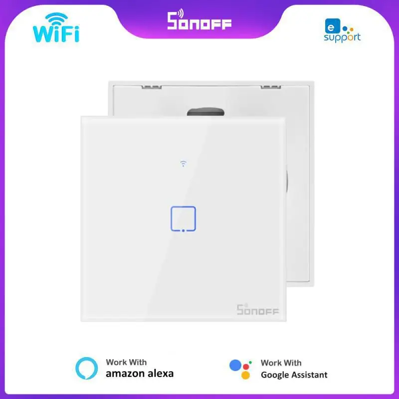 Смарт-выключатель SONOFF TX Series T0 с поддержкой Wi-Fi
Смарт-выключатель SONOFF TX Series T0 с поддержкой Wi-Fi