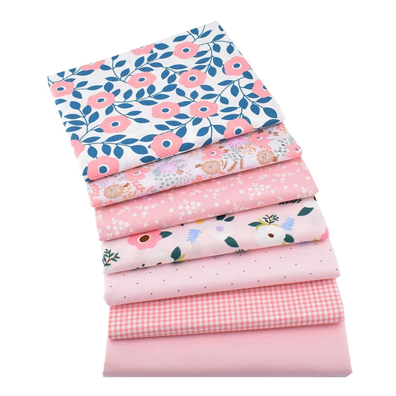 7 Pcs Cotton Floral Quilting Fabric Bundles Printed Patchwork Squares Sheets for DIY Crafts Sewing Scrapbooking
7 Pcs Cotton Floral Quilting Fabric Bundles Printed Patchwork Squares Sheets for DIY Crafts Sewing Scrapbooking