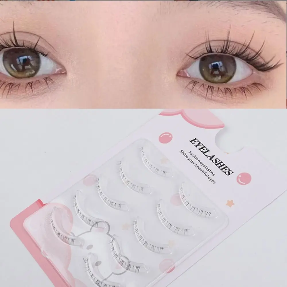 

Extension Fairy Enlarge Eyes Women Wispy Bottom Mink Lashes Lower False Eyelashes Full-strip Eye Lashes Makeup Tool