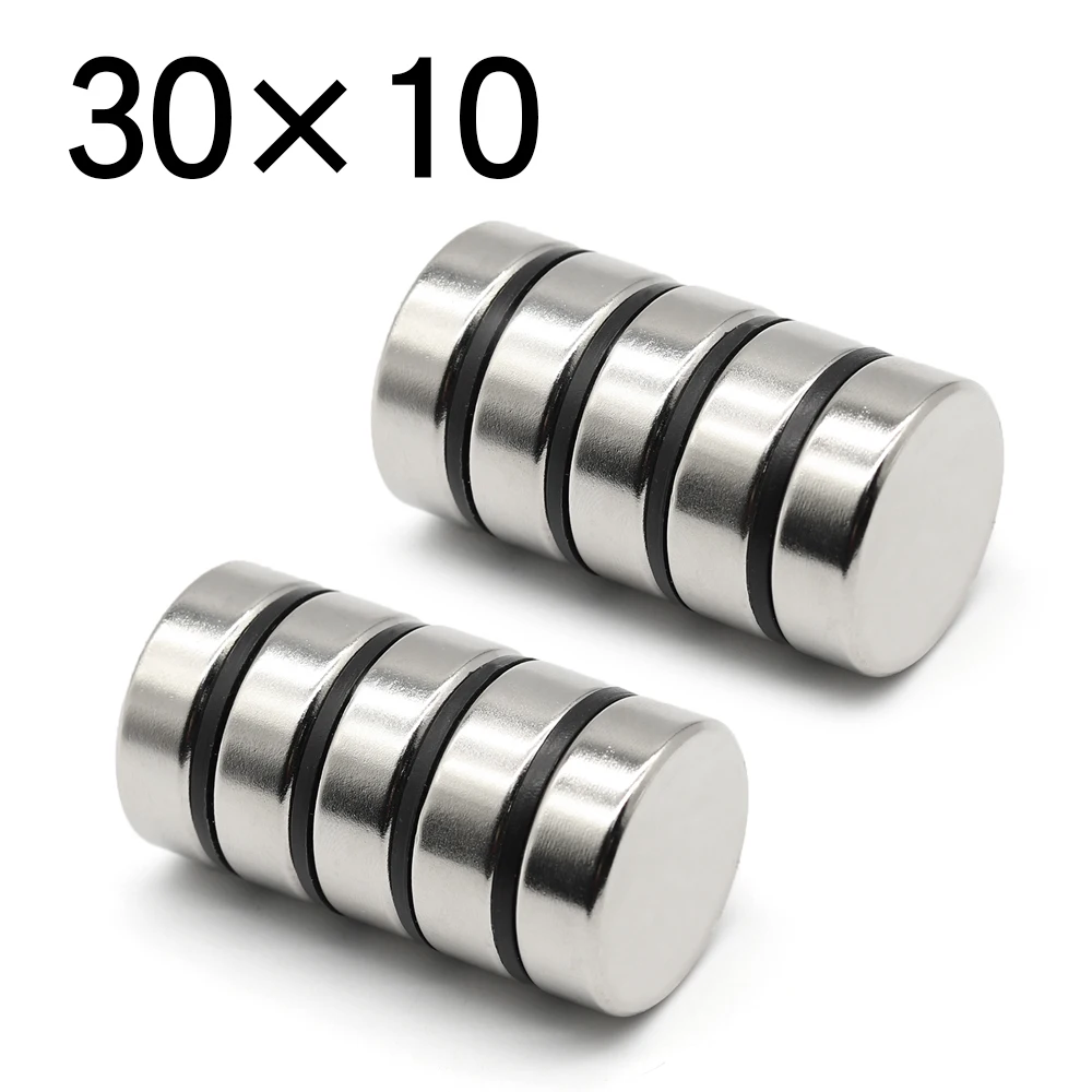 1/2/5 Pcs Permanent 30x10 Round Magnet Piece Neodymium Iron Boron fixed Neodymium Magnet N35 disk refrigerator super magnet w
1/2/5 Pcs Permanent 30x10 Round Magnet Piece Neodymium Iron Boron fixed Neodymium Magnet N35 disk refrigerator super magnet w