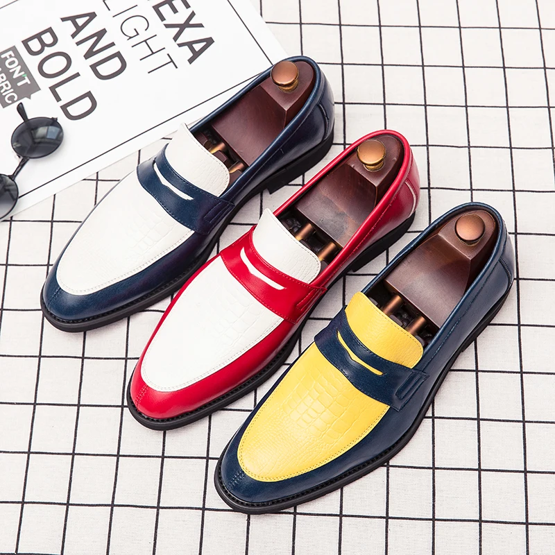 Fashion Men Loafers Slip on Classic British Style Casual Dress Shoes Classic Social Leather Shoes Elegant Original Boat Shoes
Fashion Men Loafers Slip on Classic British Style Casual Dress Shoes Classic Social Leather Shoes Elegant Original Boat Shoes