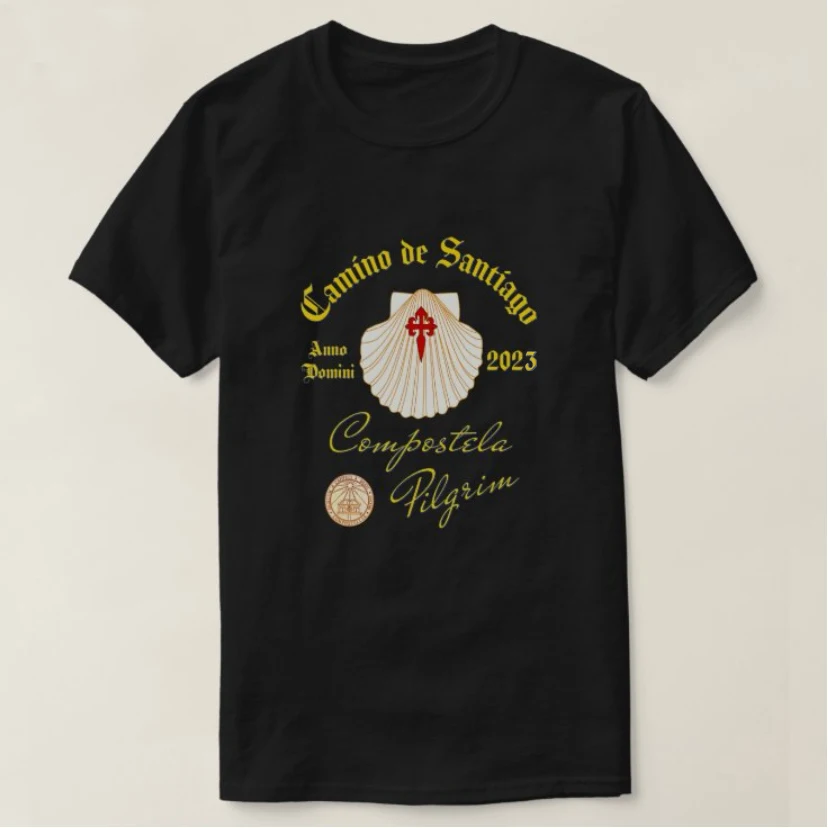 Camino De Santiago Anno Domini 2023 Scallop Shell T-Shirt New 100% Cotton O-Neck Short Sleeve Casual Mens T-shirt Size S-3XL
Camino De Santiago Anno Domini 2023 Scallop Shell T-Shirt New 100% Cotton O-Neck Short Sleeve Casual Mens T-shirt Size S-3XL