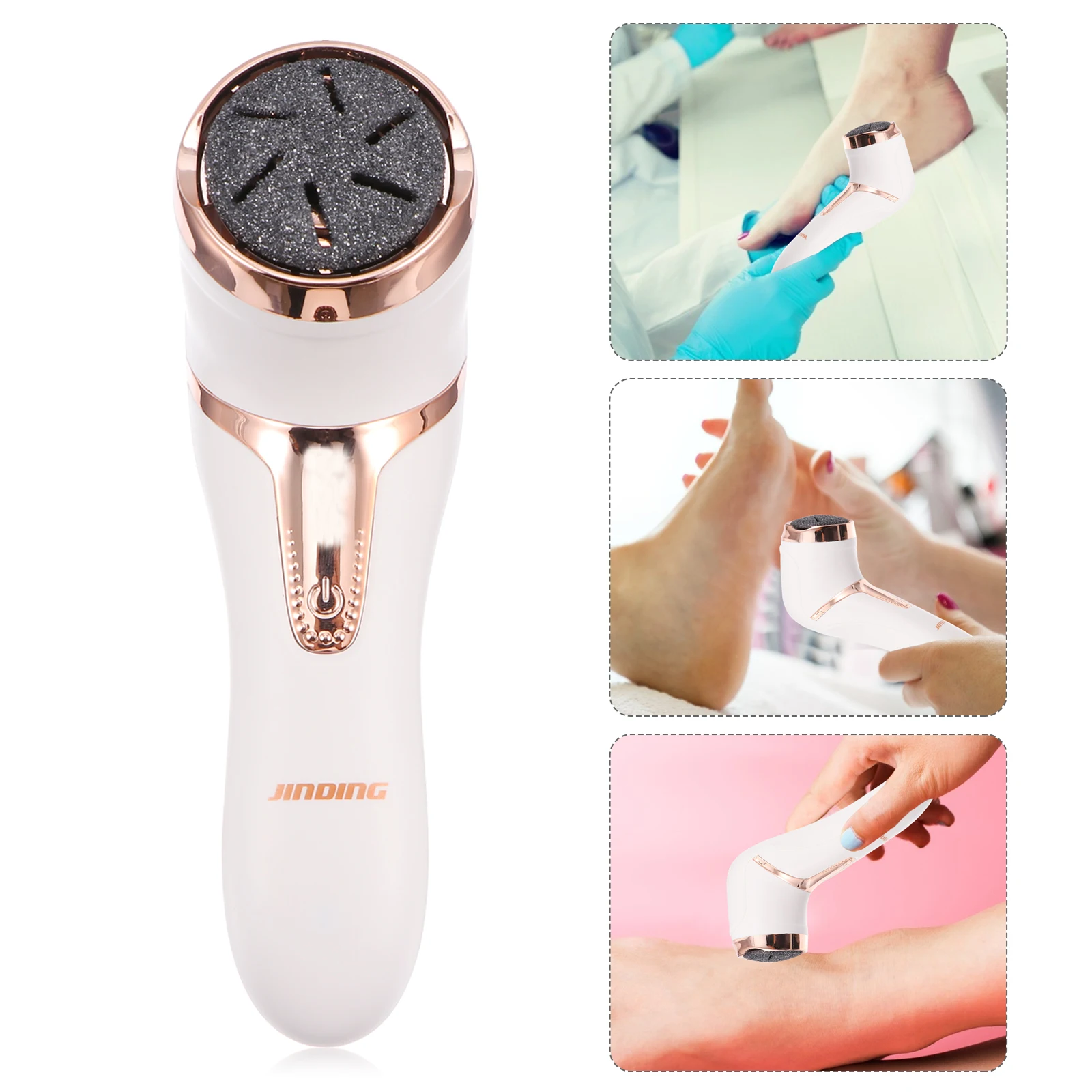 Electric Foot Grinder Exfoliating Vacuum Cleaner Pedicure Machine Waterproof Hard Skin Calluses Remover Foot Scrubber Foot File
Electric Foot Grinder Exfoliating Vacuum Cleaner Pedicure Machine Waterproof Hard Skin Calluses Remover Foot Scrubber Foot File