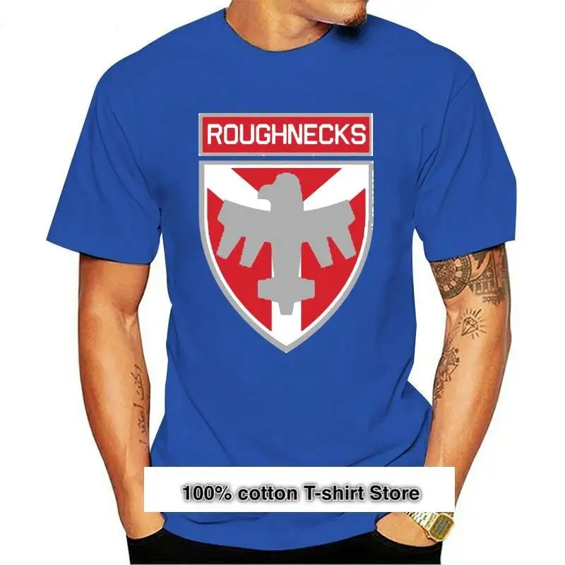 Camiseta de Star Ship Troopers para hombre y mujer, camisa con parche de Roughnecks, camiseta para mujer
Camiseta de Star Ship Troopers para hombre y mujer, camisa con parche de Roughnecks, camiseta para mujer