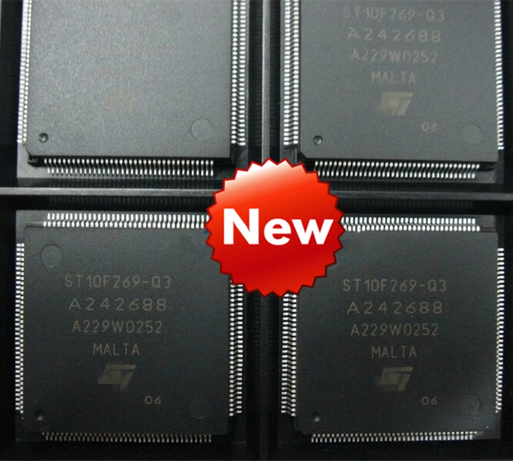 NEUE original ST10F269-Q3 ST10F269Q3 QFP-144 Embedded Mikrocontroller 
NEUE original ST10F269-Q3 ST10F269Q3 QFP-144 Embedded Mikrocontroller