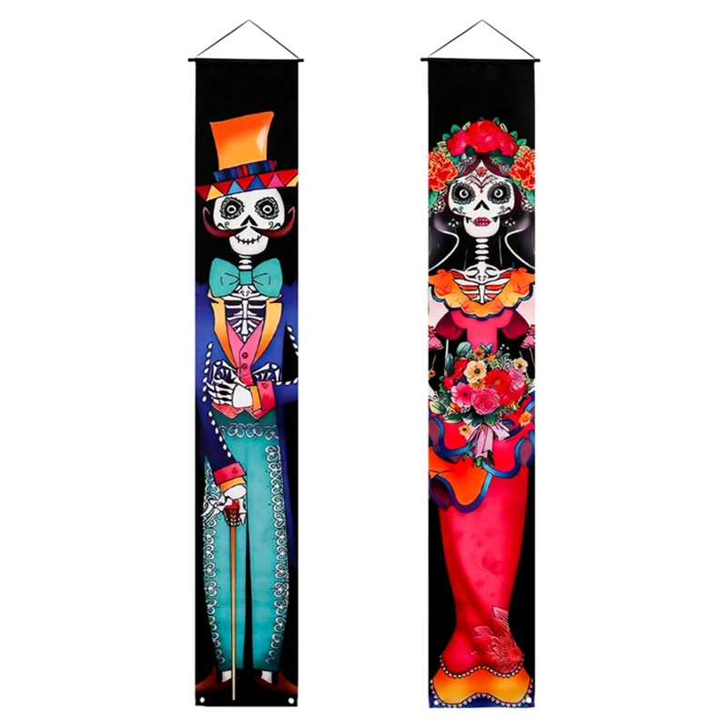 Day of The Dead Decoration Halloween Banner Porch Sign DIY Mexican Party Decorations Skull Welcome Hanging Door Banner New
Day of The Dead Decoration Halloween Banner Porch Sign DIY Mexican Party Decorations Skull Welcome Hanging Door Banner New