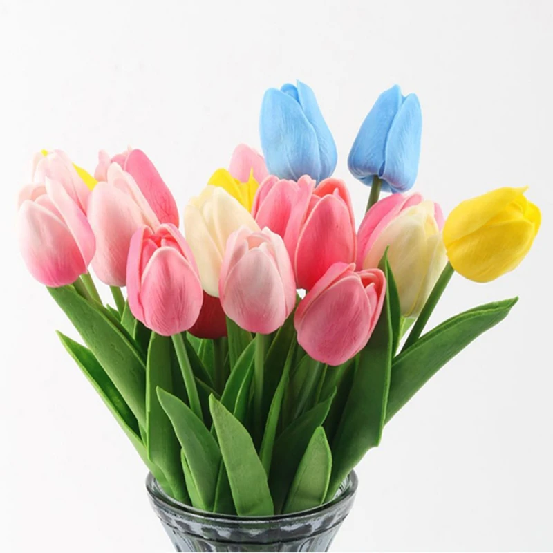 5pcs Multicolor Artificial Tulips Flowers Fake Faux PU Tulip Bouquet Real Touch Flower Arrangement for Home Party Wedding Decor
5pcs Multicolor Artificial Tulips Flowers Fake Faux PU Tulip Bouquet Real Touch Flower Arrangement for Home Party Wedding Decor