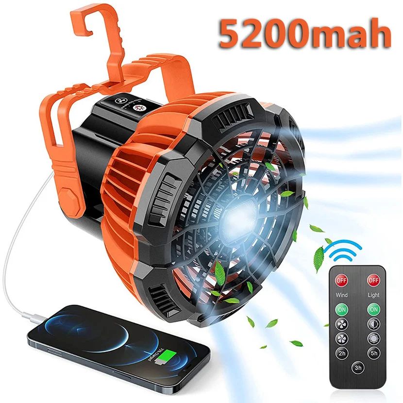 5200mah Camping Fan Light Outdoor Lantern Remote Control Rechargeable Camp Lights Tent Travel Lamp Portable Cooler Fan Lanterns
5200mah Camping Fan Light Outdoor Lantern Remote Control Rechargeable Camp Lights Tent Travel Lamp Portable Cooler Fan Lanterns
