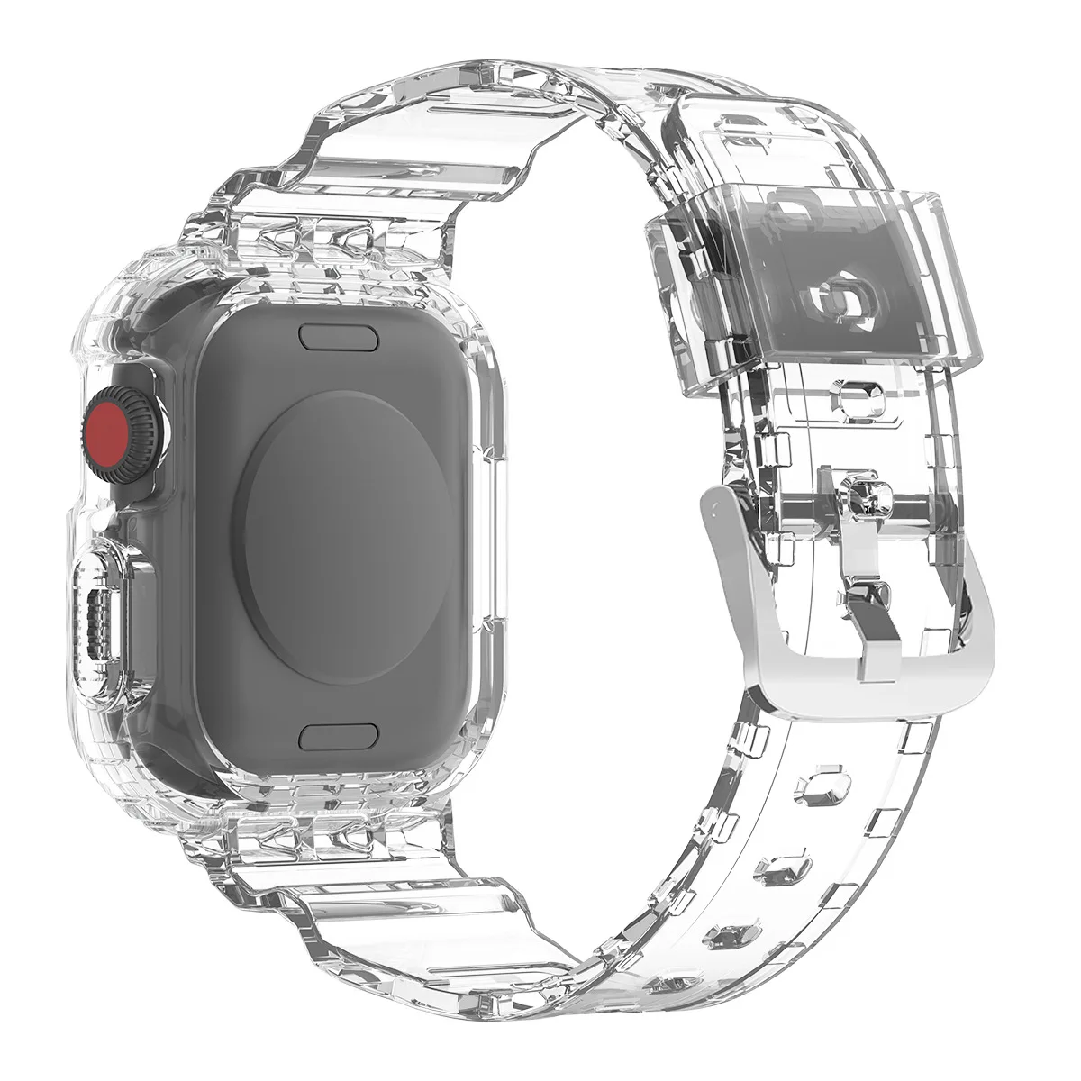 Подходит для ремешка Apple watch, прозрачный ремешок из ТПУ «Все в одном», 40 мм, 41 мм, 45 мм, 44 мм
Подходит для ремешка Apple watch, прозрачный ремешок из ТПУ «Все в одном», 40 мм, 41 мм, 45 мм, 44 мм