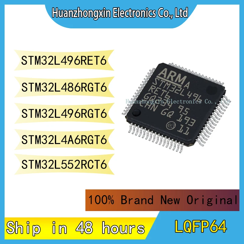 STM32L496RET6 STM32L486RGT6 STM32L496RGT6 STM32L4A6RGT6 STM32L552RCT6 MCU LQFP64 Integrated Circuit 100% Brand New Original Chip
STM32L496RET6 STM32L486RGT6 STM32L496RGT6 STM32L4A6RGT6 STM32L552RCT6 MCU LQFP64 Integrated Circuit 100% Brand New Original Chip