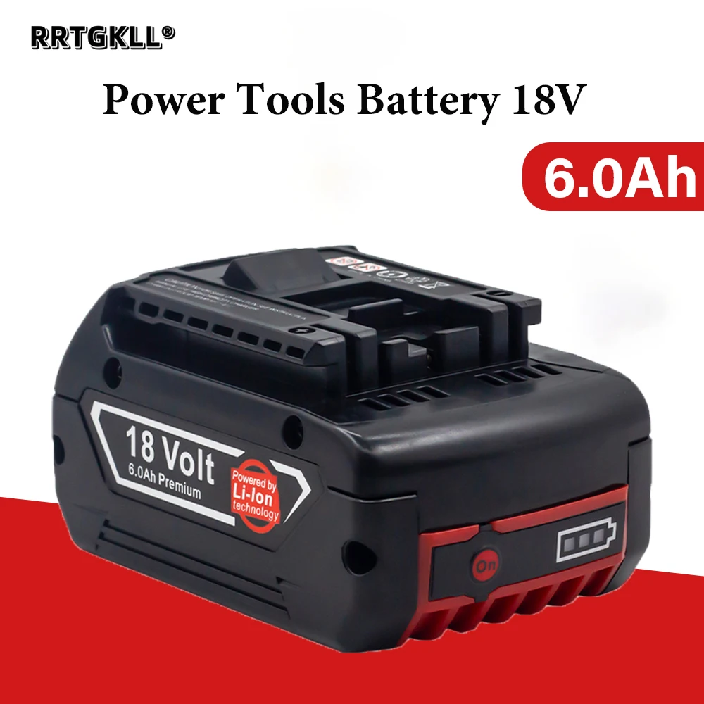 Latest Upgraded Battey for Bosch 18V 6.0Ah Lithium ion Battery Rechargeable Replacement for Bosch 18v Battery for BAT609 BAT618
Latest Upgraded Battey for Bosch 18V 6.0Ah Lithium ion Battery Rechargeable Replacement for Bosch 18v Battery for BAT609 BAT618