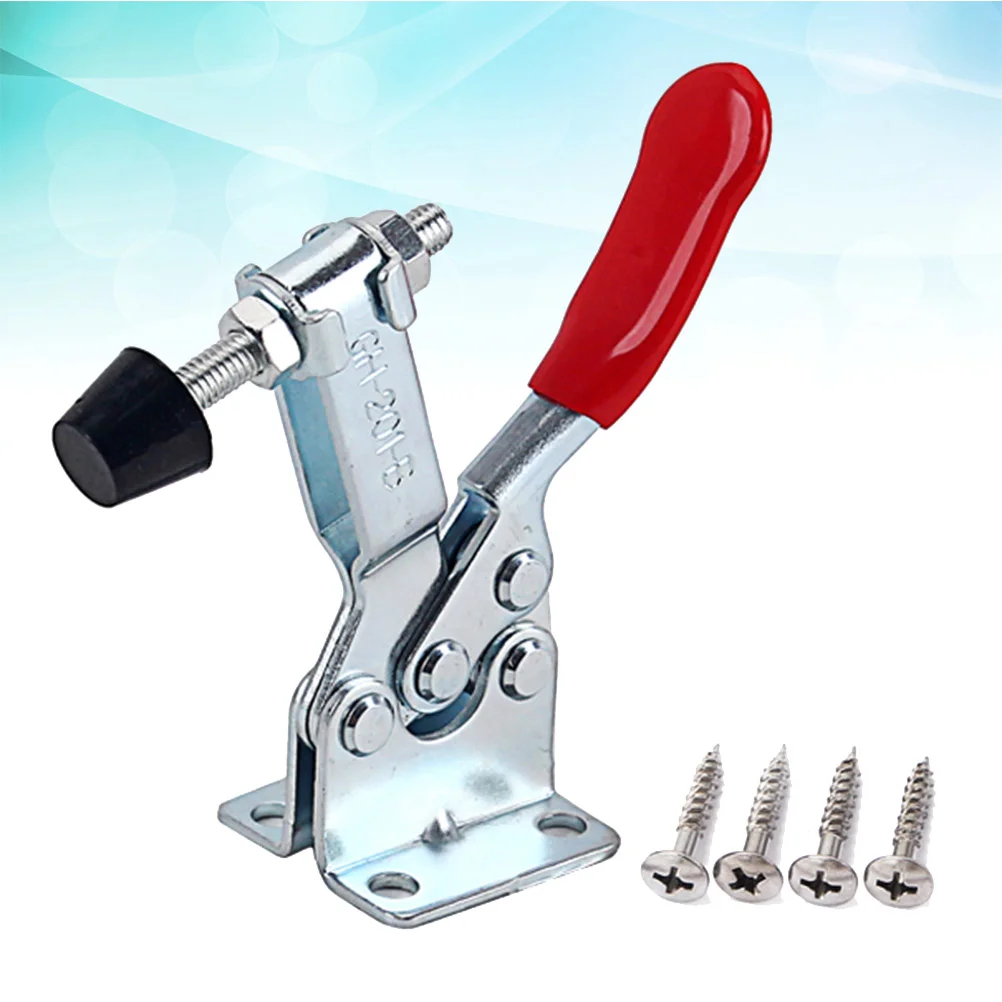 4pcs Toggle Clamp Metal Woodworking Clamps Horizontal Toggle Clamps Latches Hand Tool Antislip Down Toggle Clamps Quick Release
4pcs Toggle Clamp Metal Woodworking Clamps Horizontal Toggle Clamps Latches Hand Tool Antislip Down Toggle Clamps Quick Release