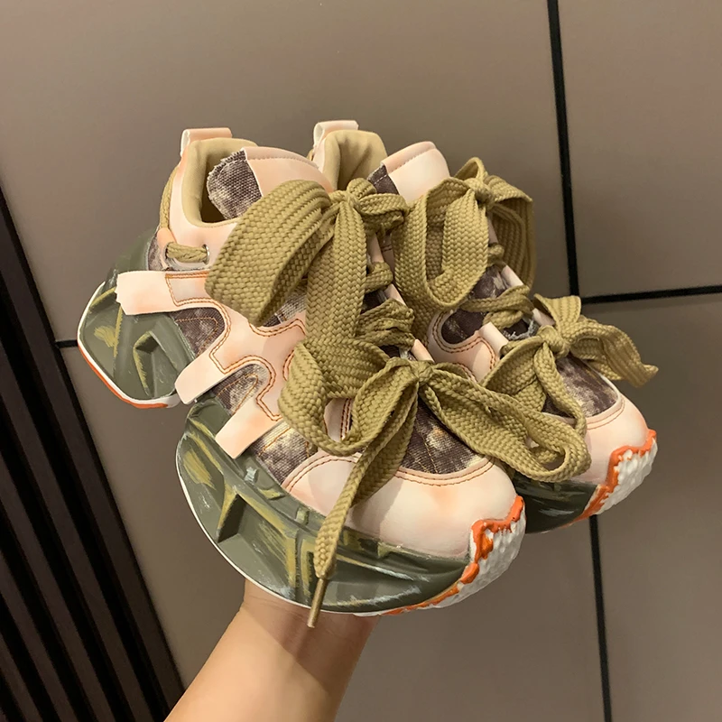 New Women Designer Shoes Leather Belt Buckle Women's Sneakers Heightening Casual Thick Bottom Luxury Women Shoes Platform Shoes
New Women Designer Shoes Leather Belt Buckle Women's Sneakers Heightening Casual Thick Bottom Luxury Women Shoes Platform Shoes